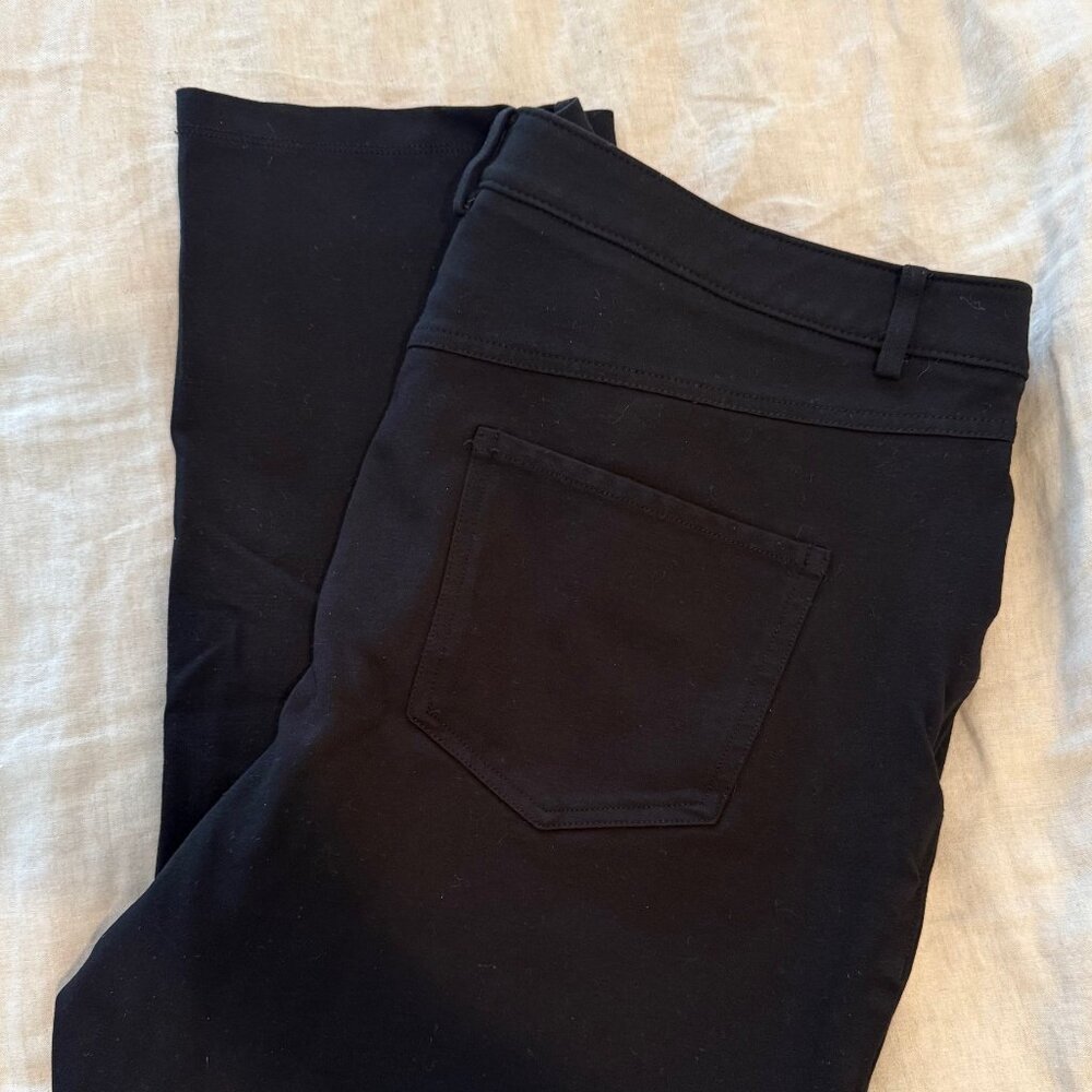 Ava & Viv solid, black, classic, skinny leg cut, high rise waist